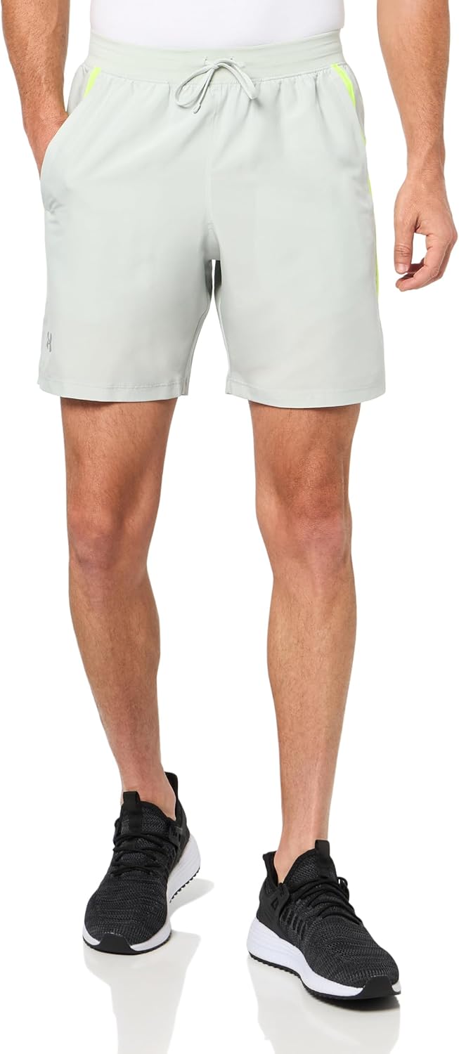 

Мужские шорты Under Armour Launch Run 7 Inch Unlined, (377) Hydro Green/High Vis Yellow/Reflective