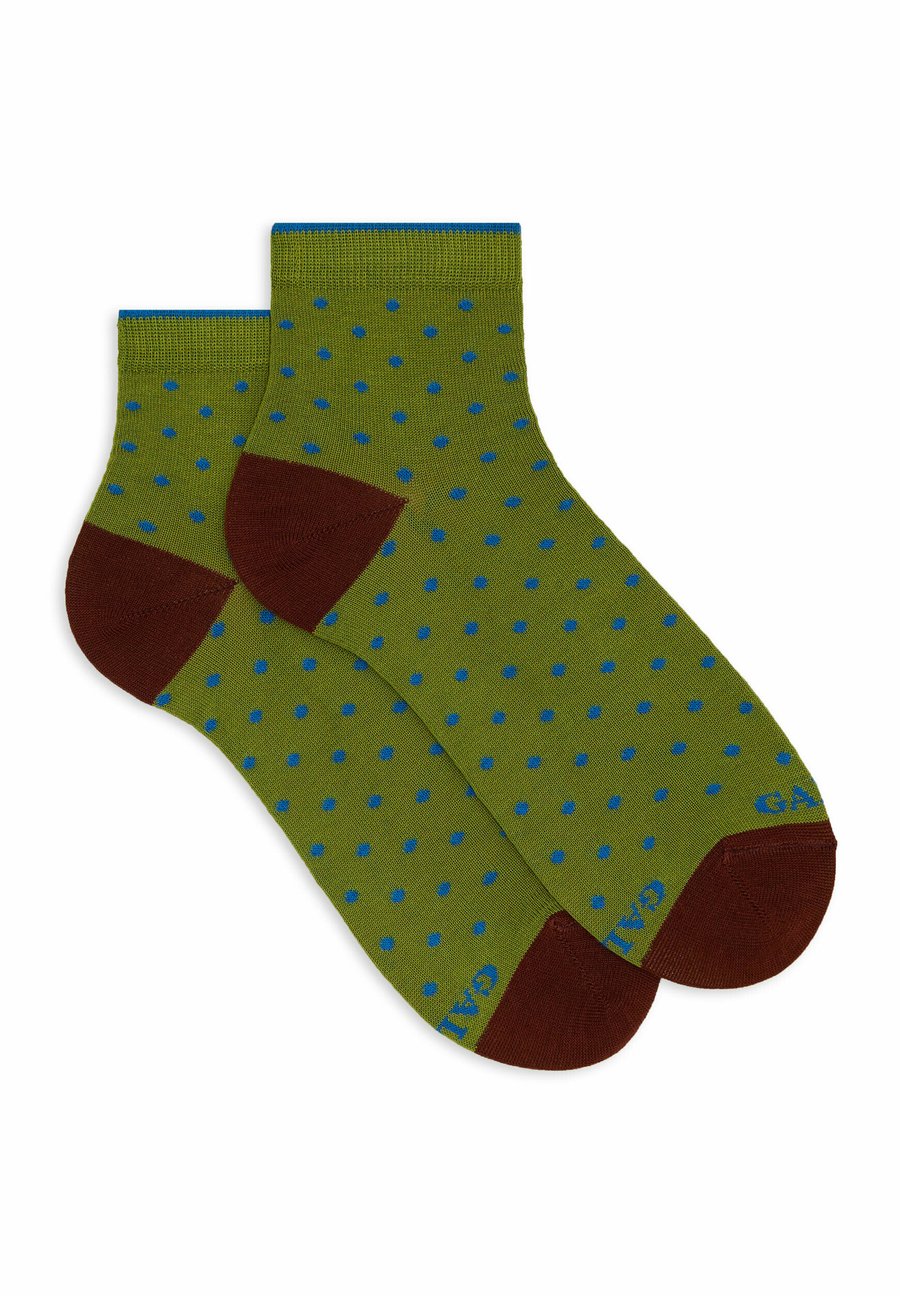 

Носки Gallo SUPER WITH POLKA DOT PATTERN, Erba Egeo/Royal Blue