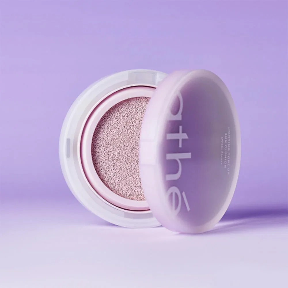 Солнцезащитный кушон Athé Lighting Tone Up Sun Cushion Misty Purple, SPF50+ PA++++, 12 г — фото 4