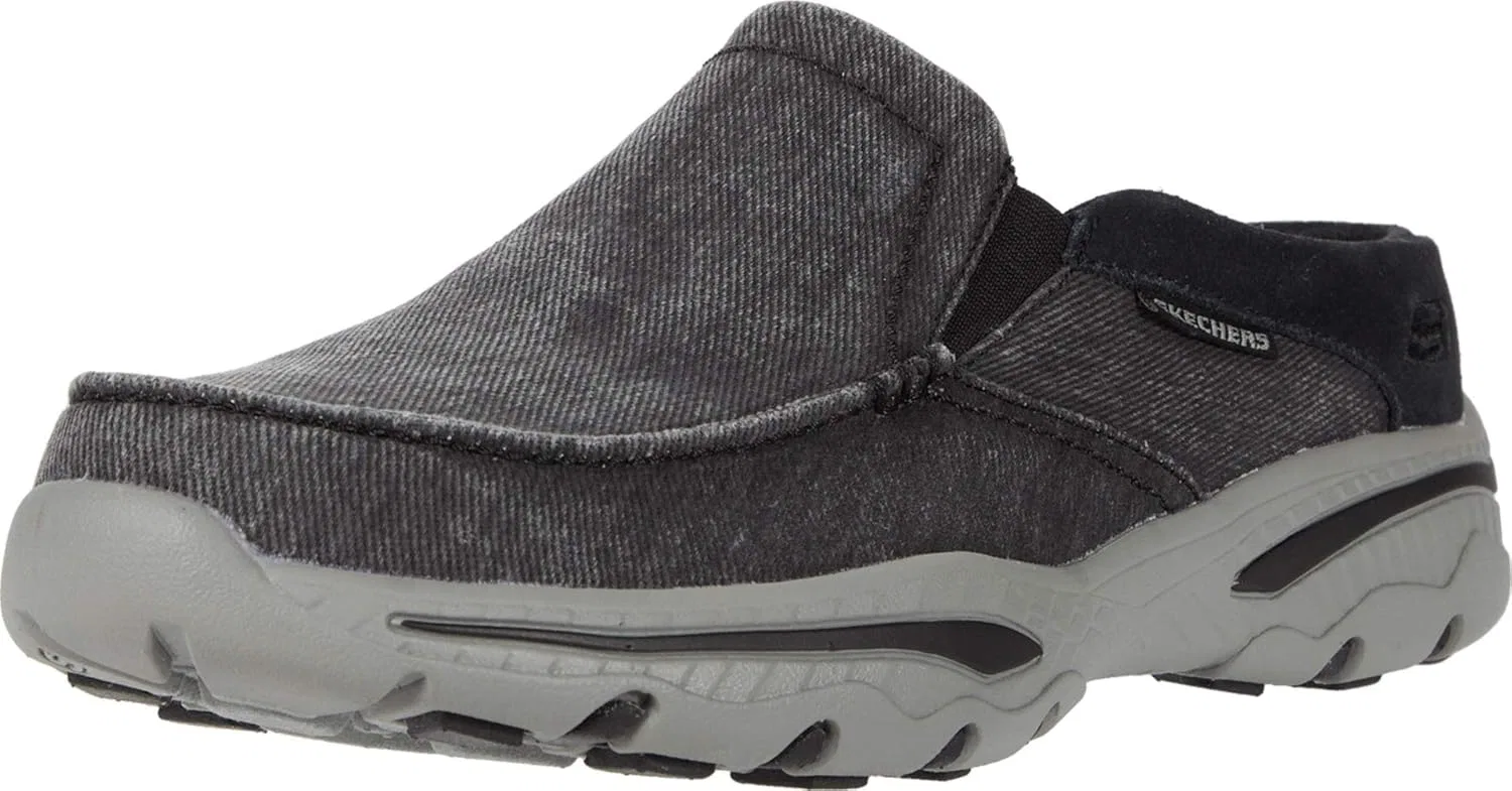 Лоферы slip-on Skechers, черный