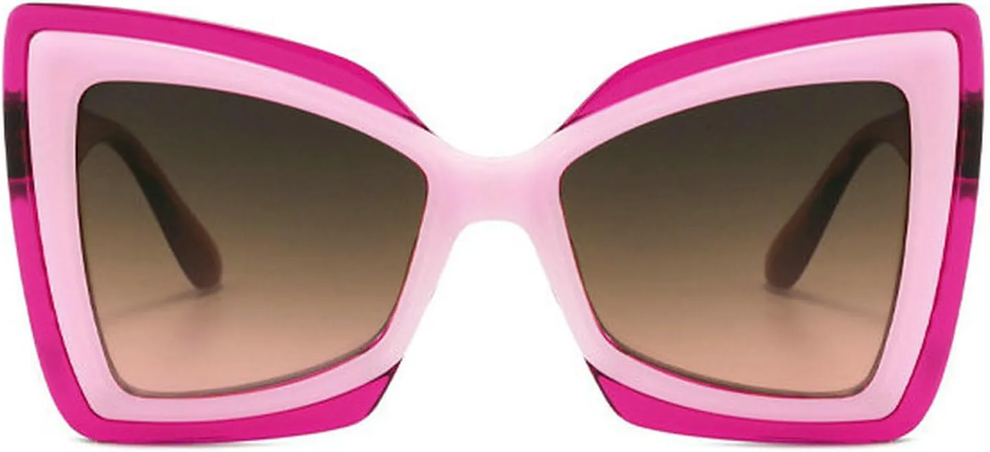 

Женские солнцезащитные очки COTIA Fashion Butterfly с оригинальным дизайном в форме «кошачьих глаз», с ярким узором, для активного отдыха на природе, модель W37, Pink