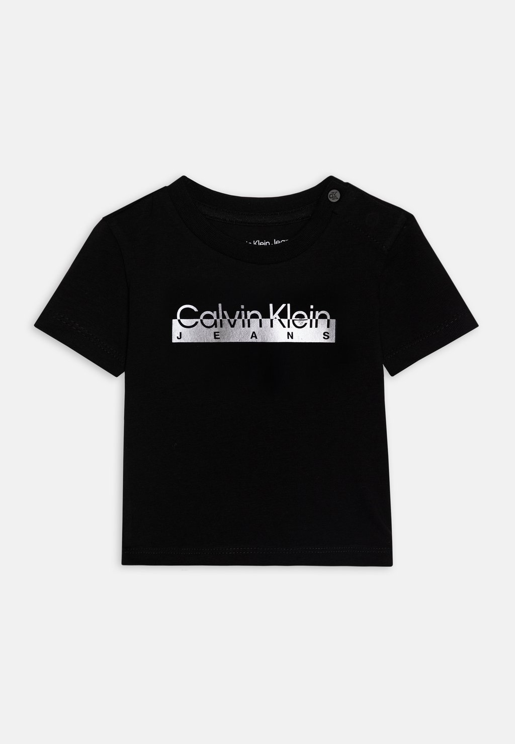 

Футболка с принтом BABY METALLIC HERO LOGO UNISEX Calvin Klein Jeans, цвет black