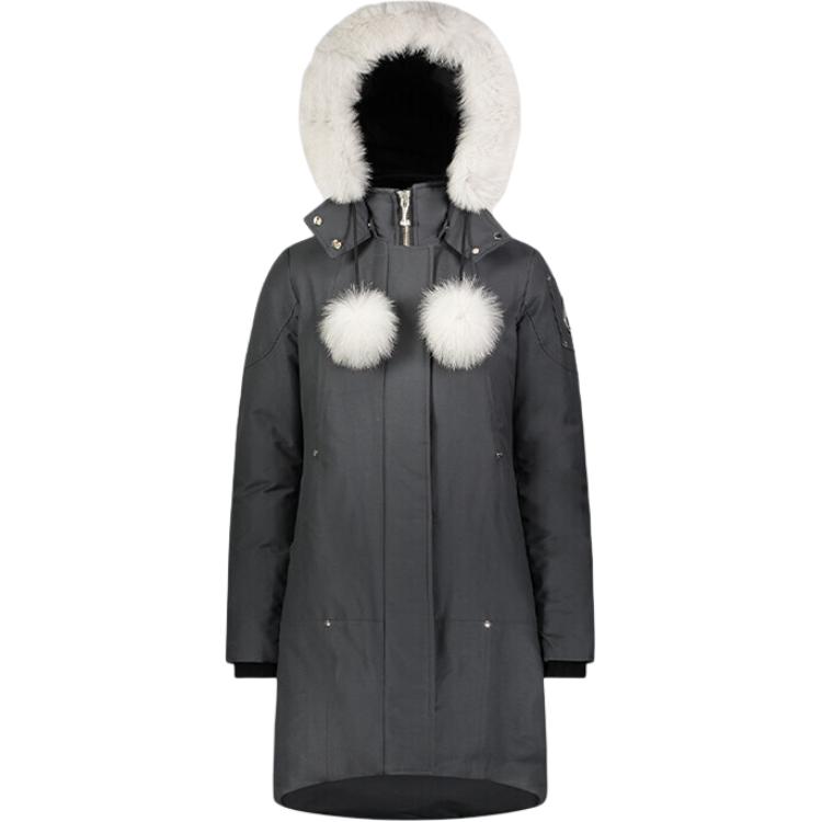 

Женская пуховая куртка Moose Knuckles, темно-серый/бежевый Collar