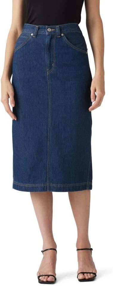 

Женская юбка Levi's с высокой талией и разрезом, Let'S Get Lost Again