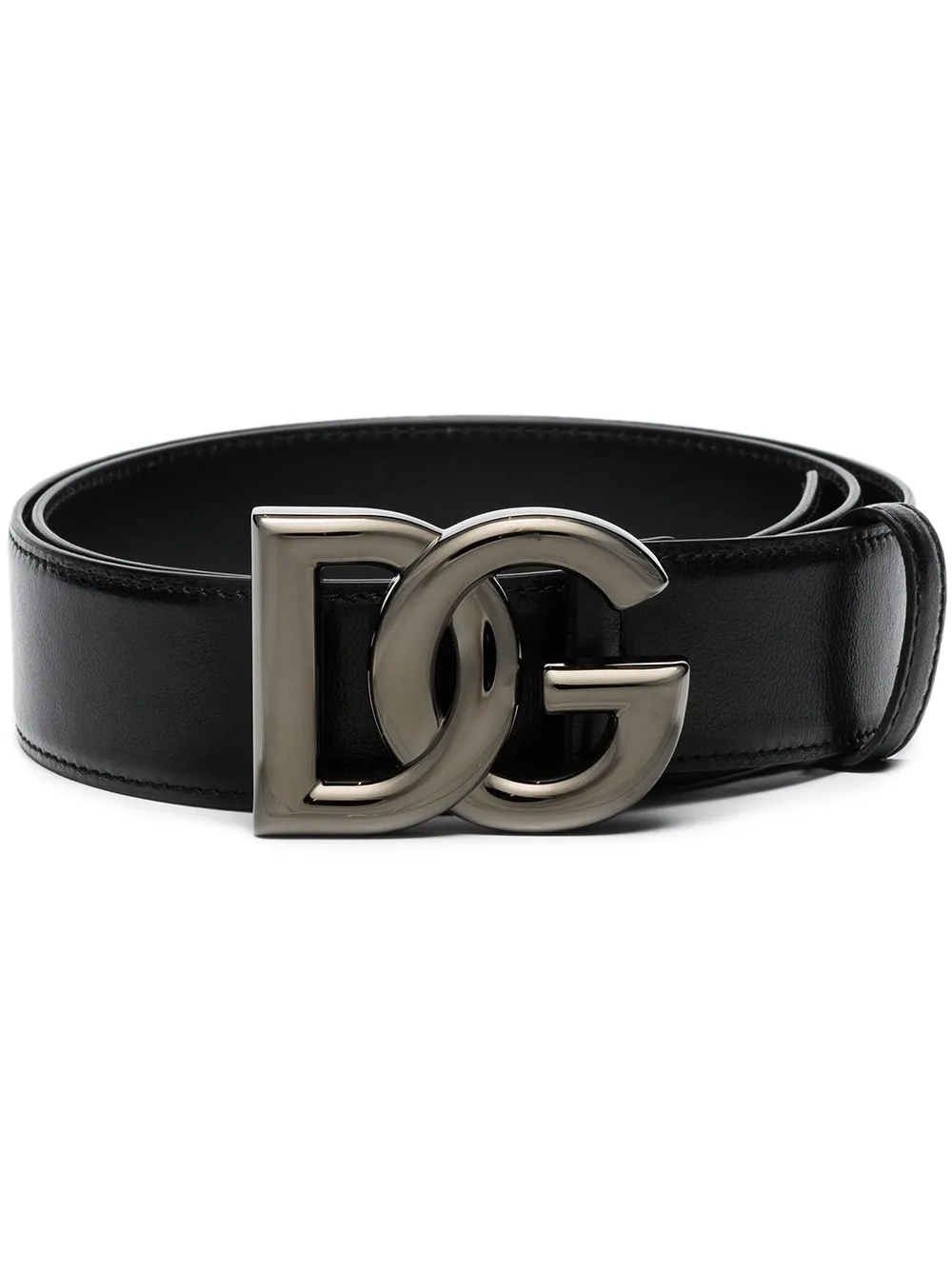 

Ремень с пряжкой-логотипом DG DOLCE & GABBANA, черный