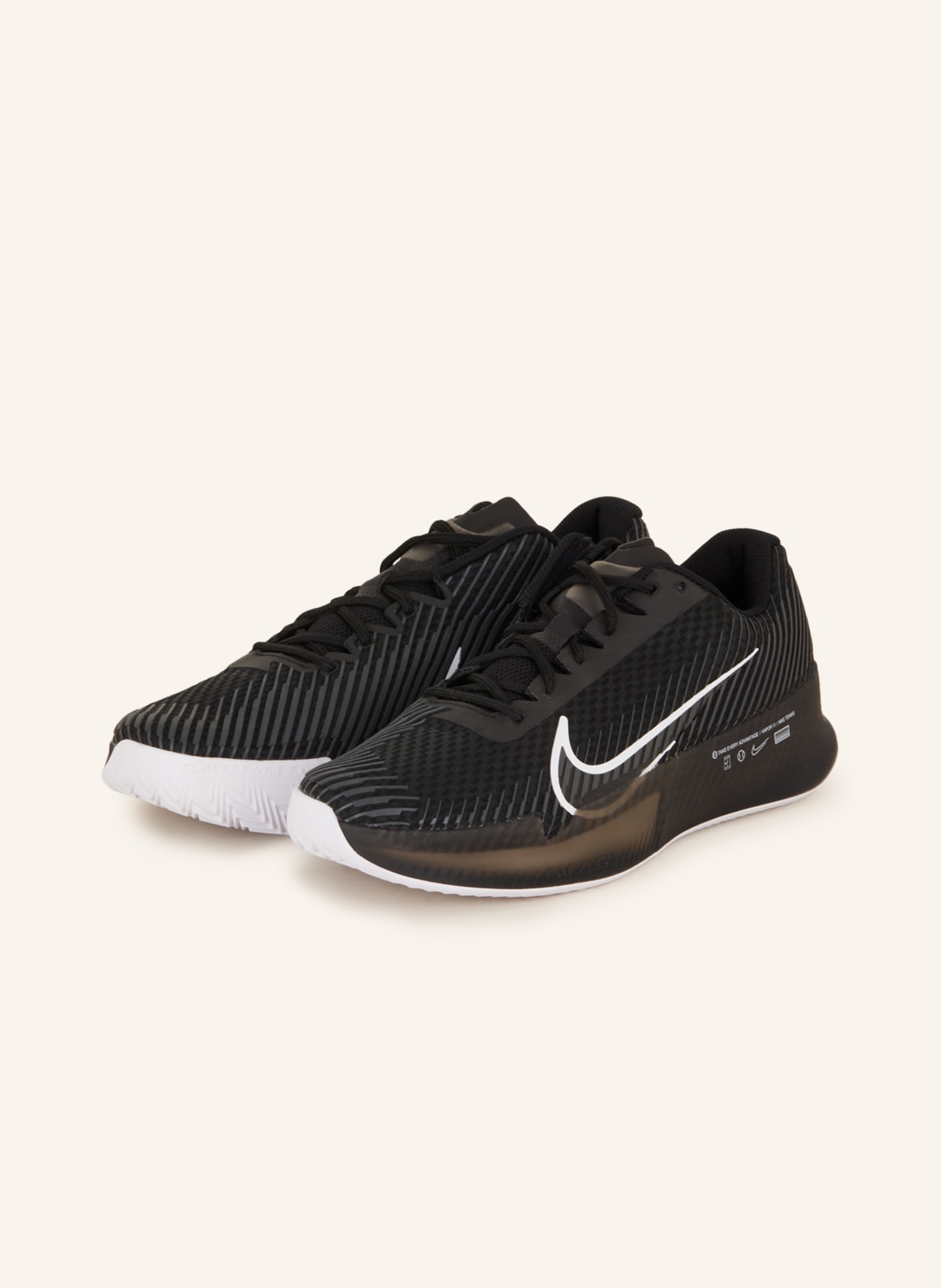 

Теннисные кроссовки nikecourt air zoom vapor 11 Nike, черный