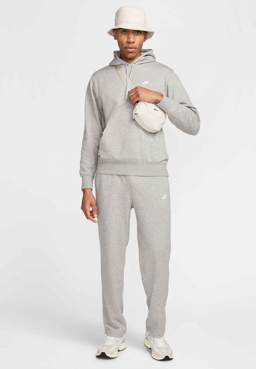 Худи Nike Sportswear Hoodie, Dark Grey Heather Light Smoke Grey White/Dark Grey — фото 2