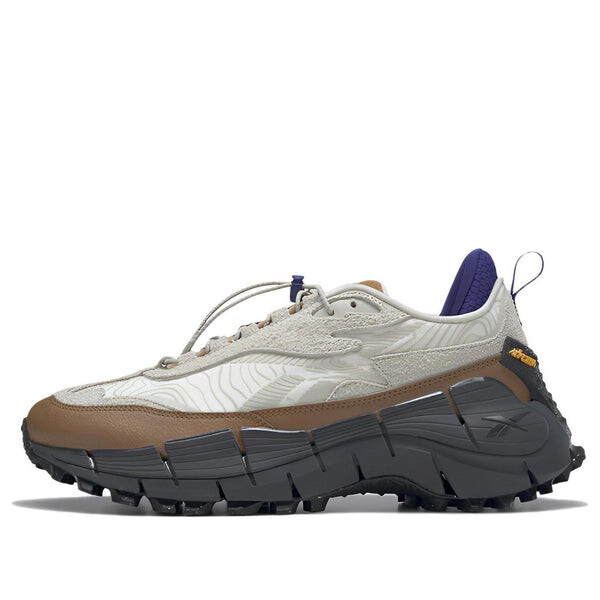 

Кроссовки zig kinetica 2.5 edge 'chalk wild brown' Reebok, серый