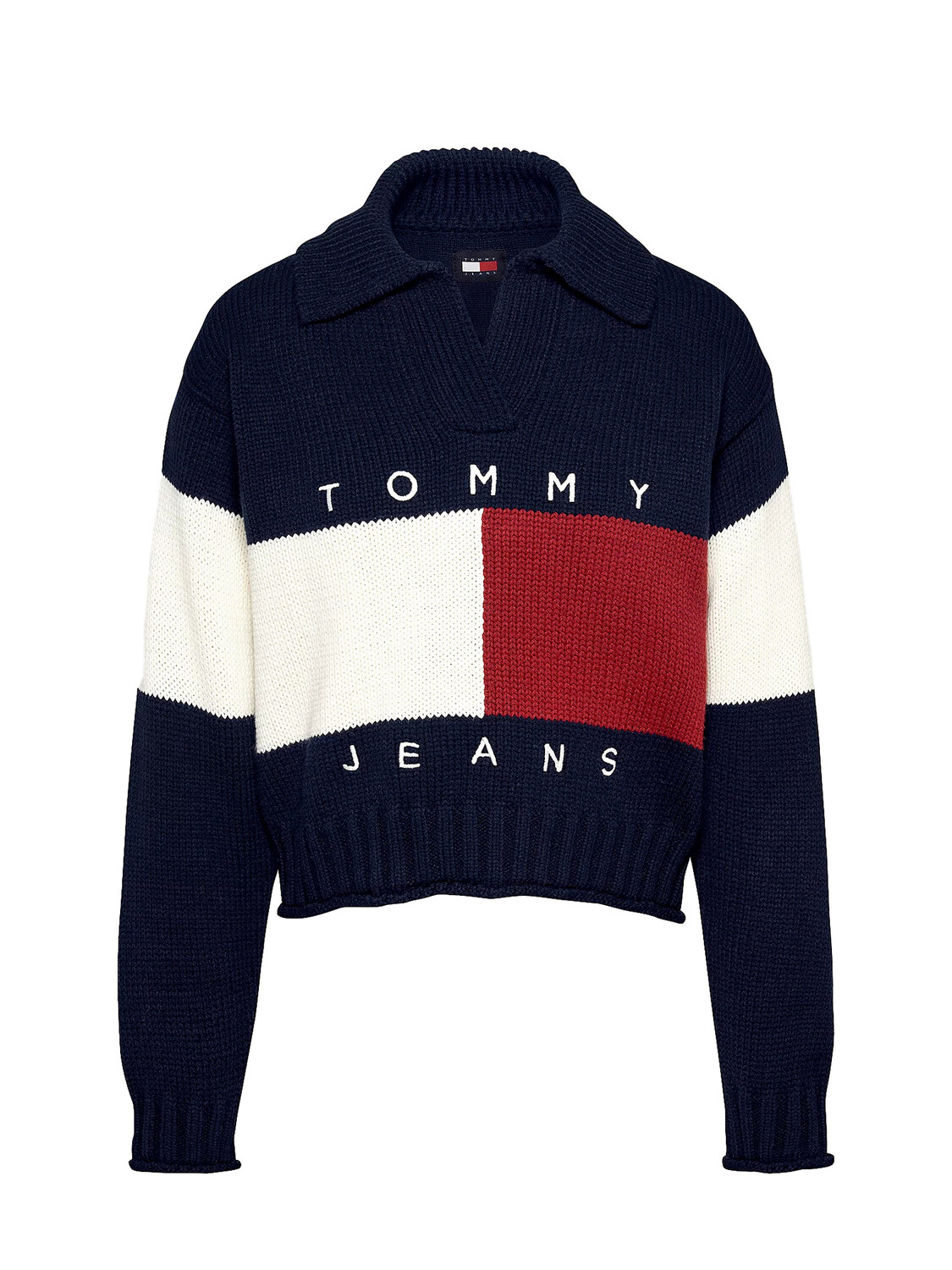 

Свитер jeans maglioncino squadrato donna Tommy, синий