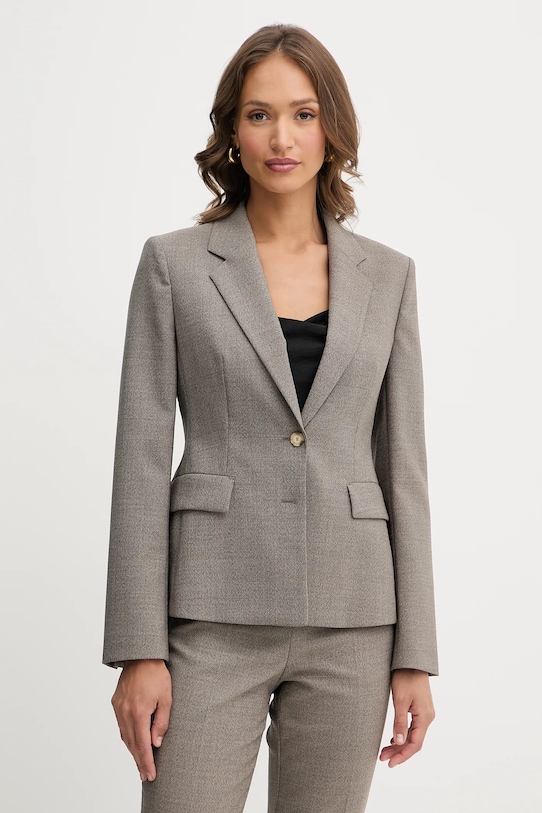 

Шерстяная куртка jia11 BOSS, бежевый