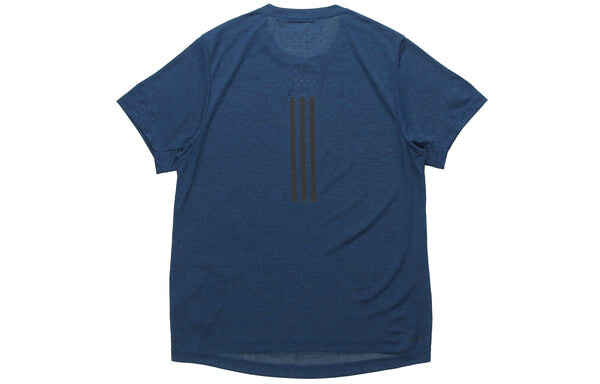 Футболка climachill short sleeve blue Adidas, синий — фото 2