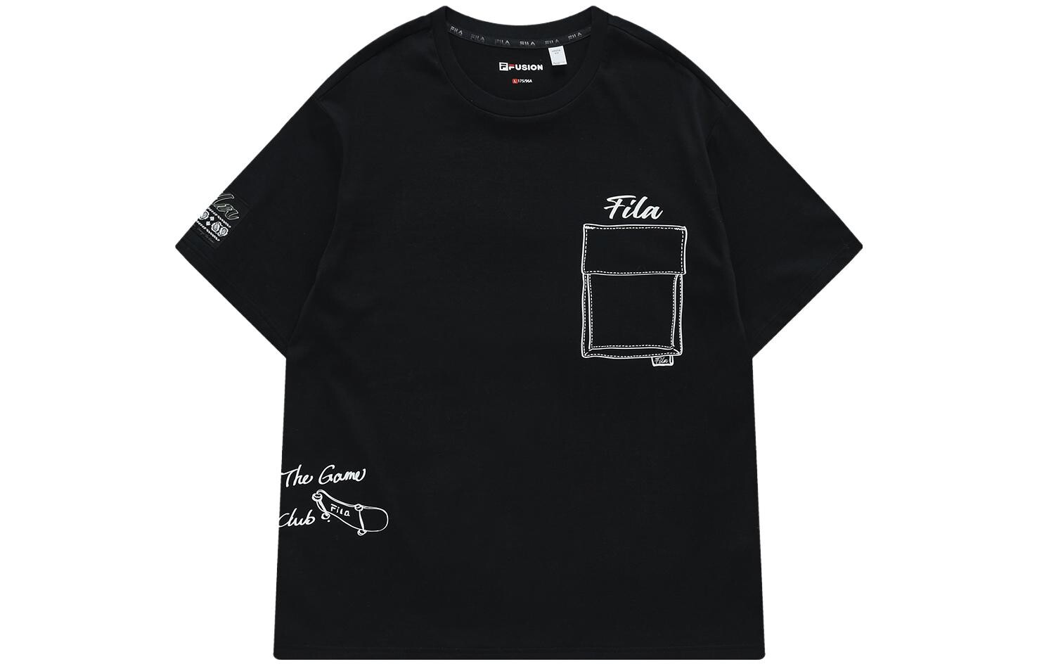 

Футболка мужская черная Fila Fusion, черный