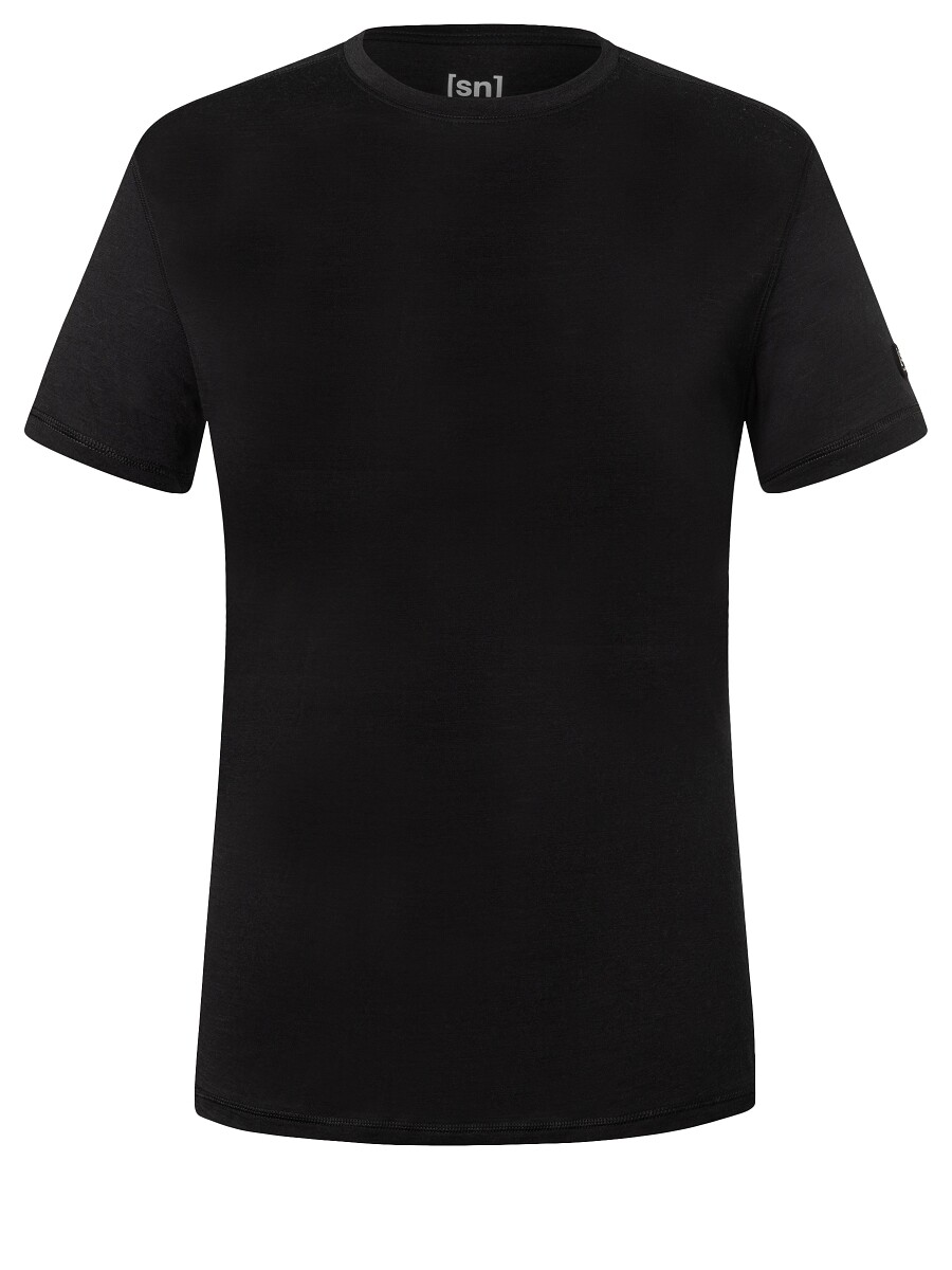 

Рубашка super.natural Base Layer für Herren, черный