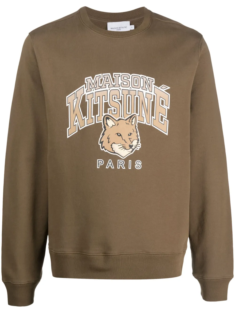 

Толстовка с логотипом Maison Kitsuné, зеленый