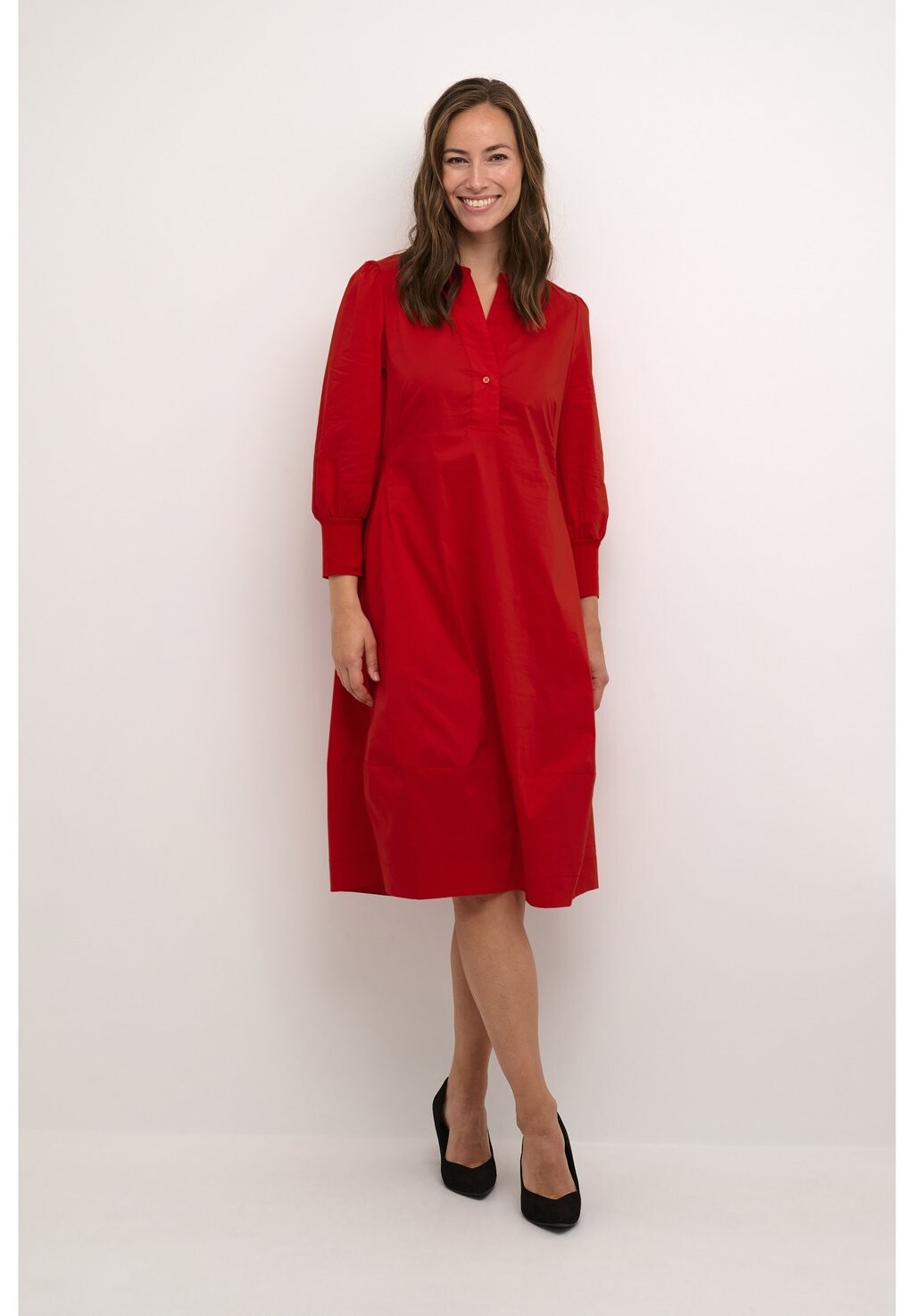 

Дневное платье CUANTOINETT 3/4 SLEEVE Culture, цвет fiery red