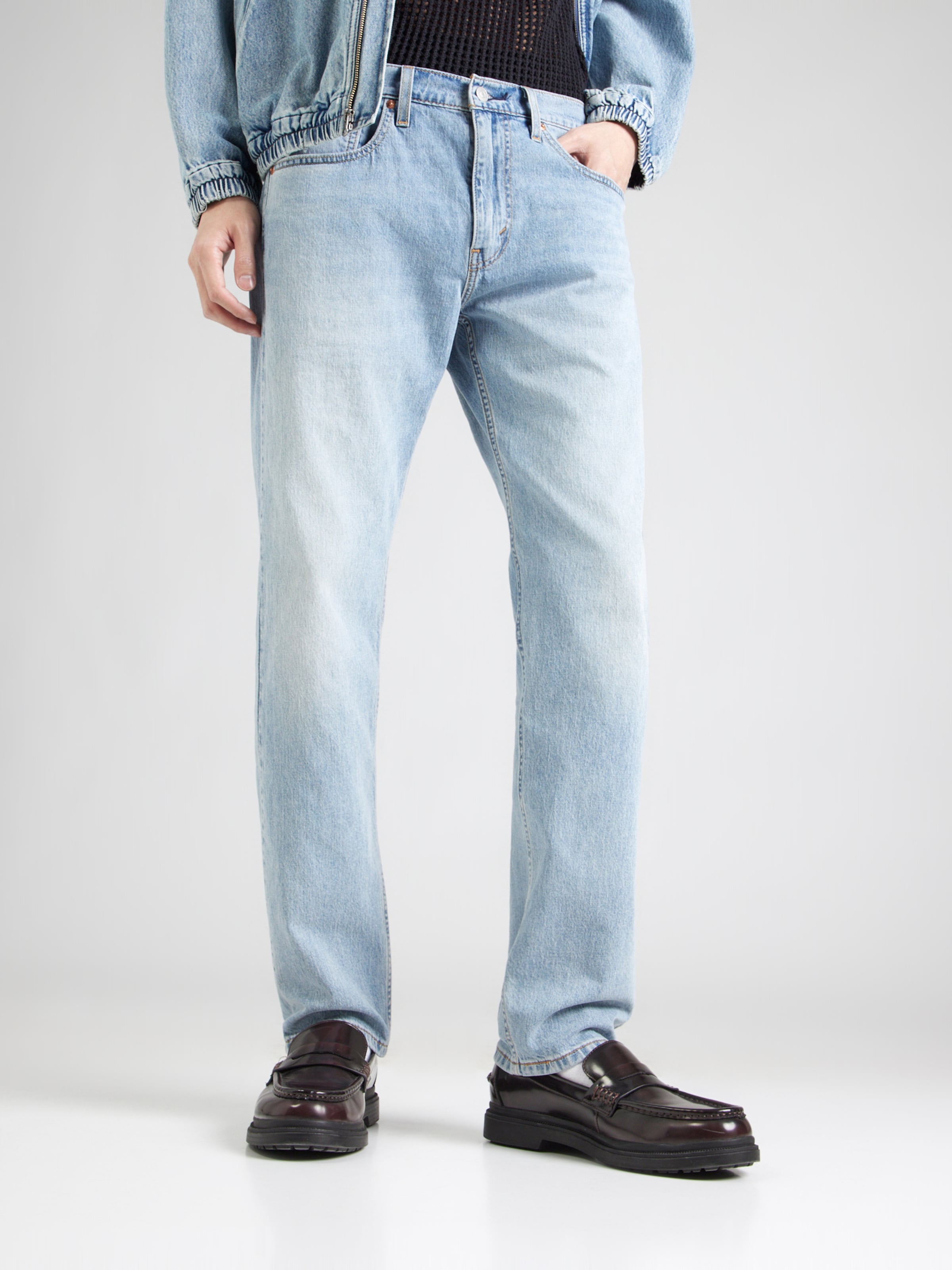 LEVI'S  Джинсы Regular '502 Taper Fit Performance Cool' для мужчин, светло-голубые — фото 3