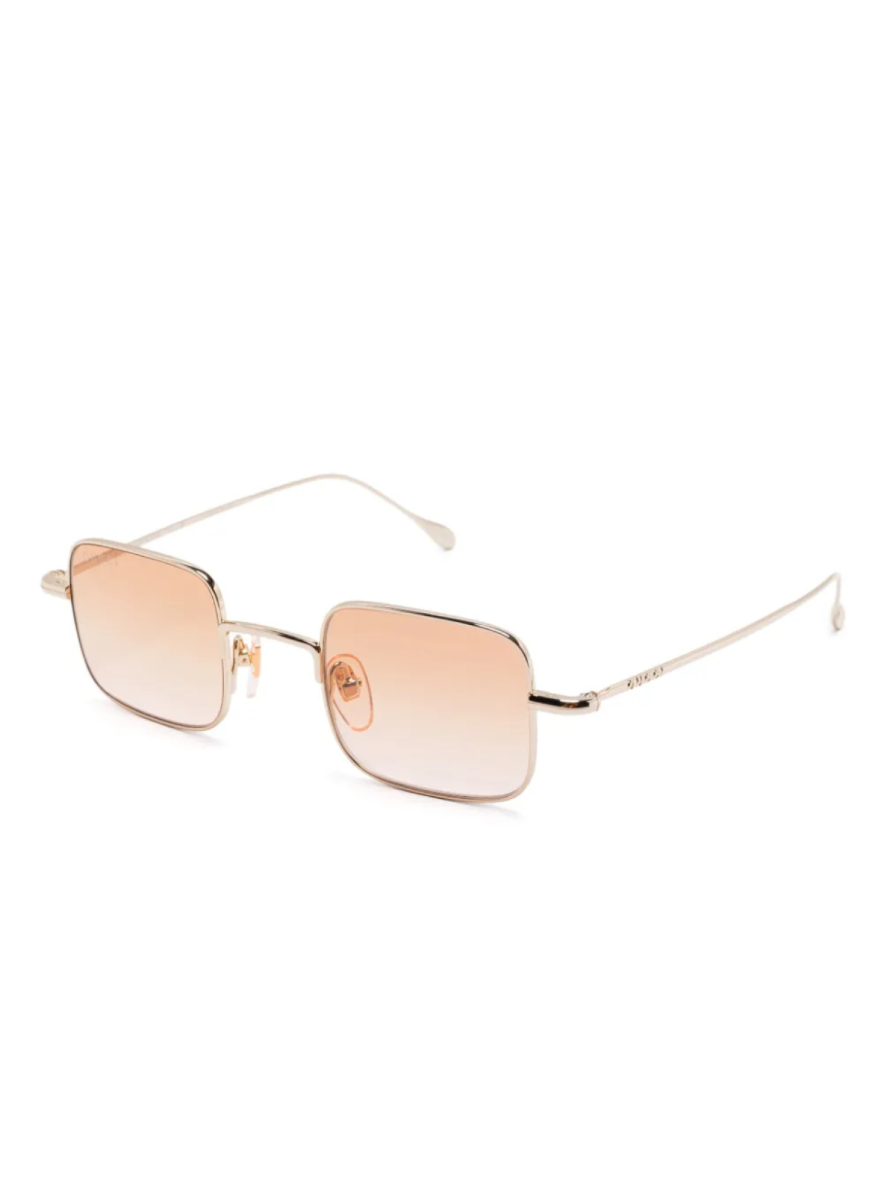 Gucci Eyewear square-frame солнцезащитные очки, золотой — фото 2