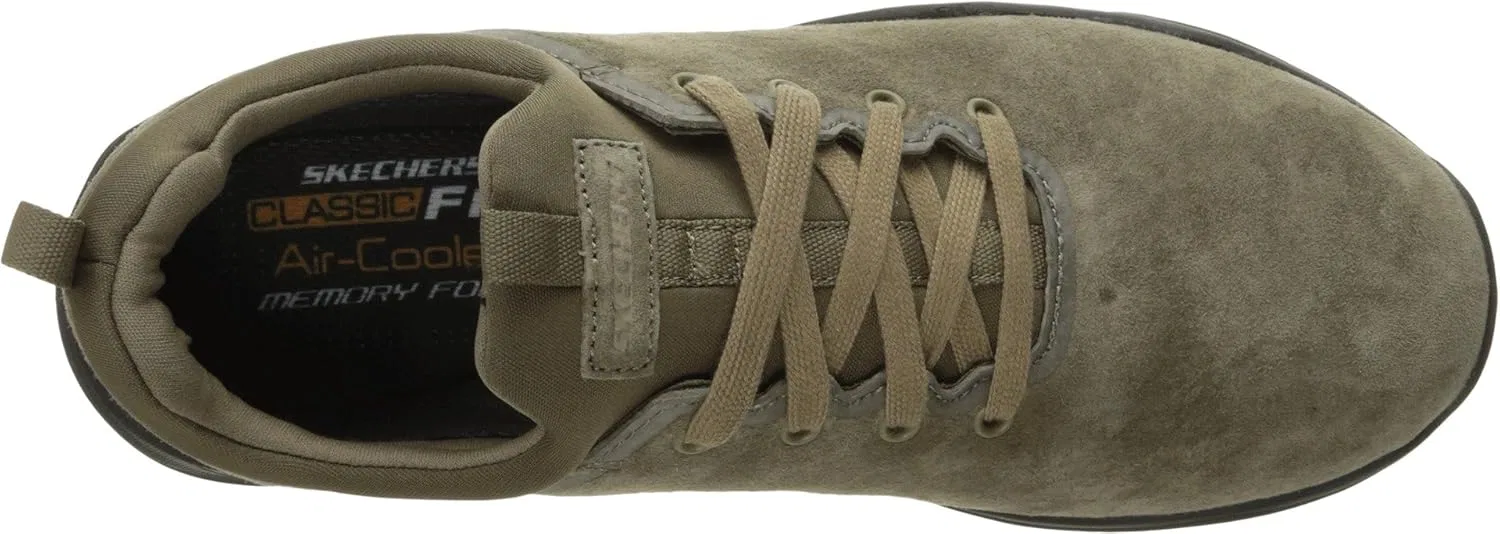 Мужские беговые кроссовки Skechers Larson-raxton, Beige Taupe — фото 2