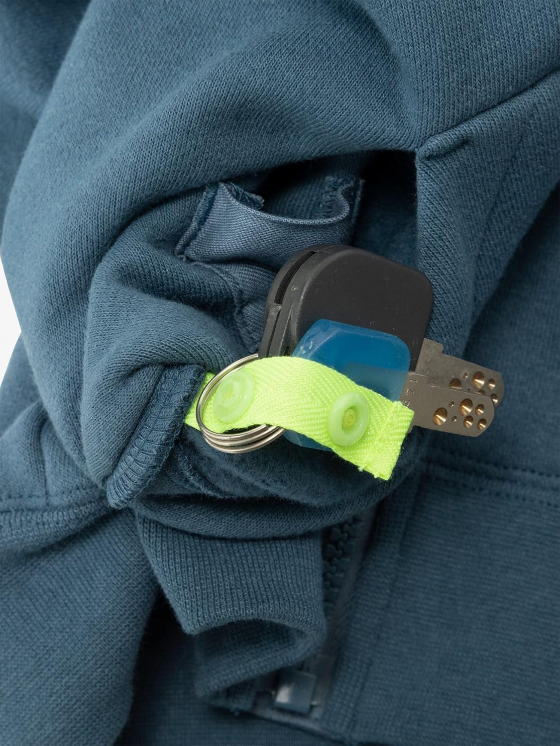 Детская толстовка с капюшоном на молнии Helly Hansen с логотипом, унисекс, слоновая кость — фото 2