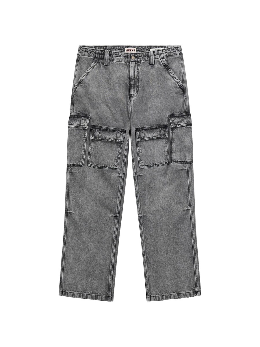 

Джинсы карго свободного кроя GUESS, серый деним