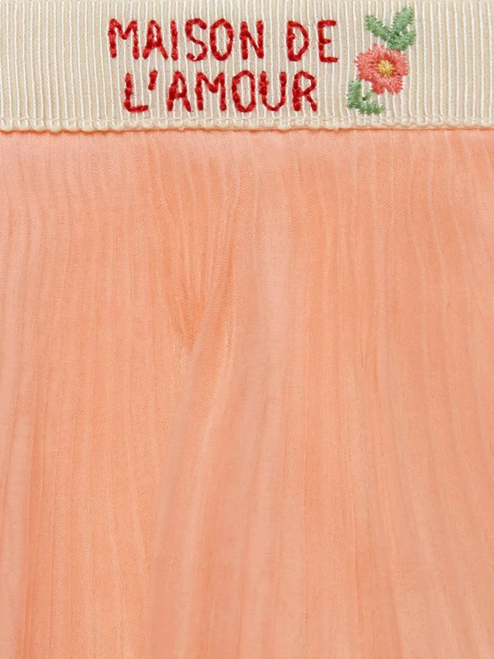 Юбка Maison de l'amour из органзы Gucci Kids, розовый — фото 3