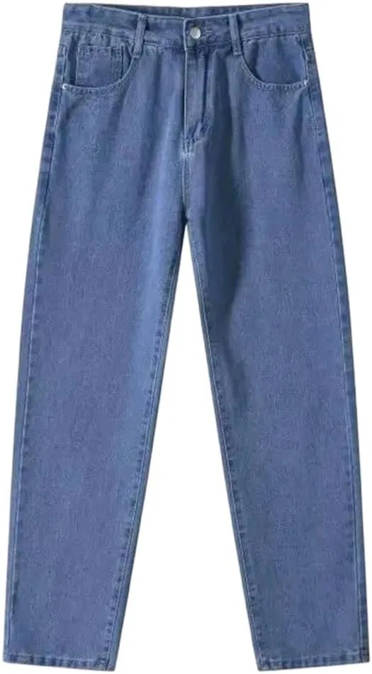 Джинсы прямого кроя, винтажные, 4