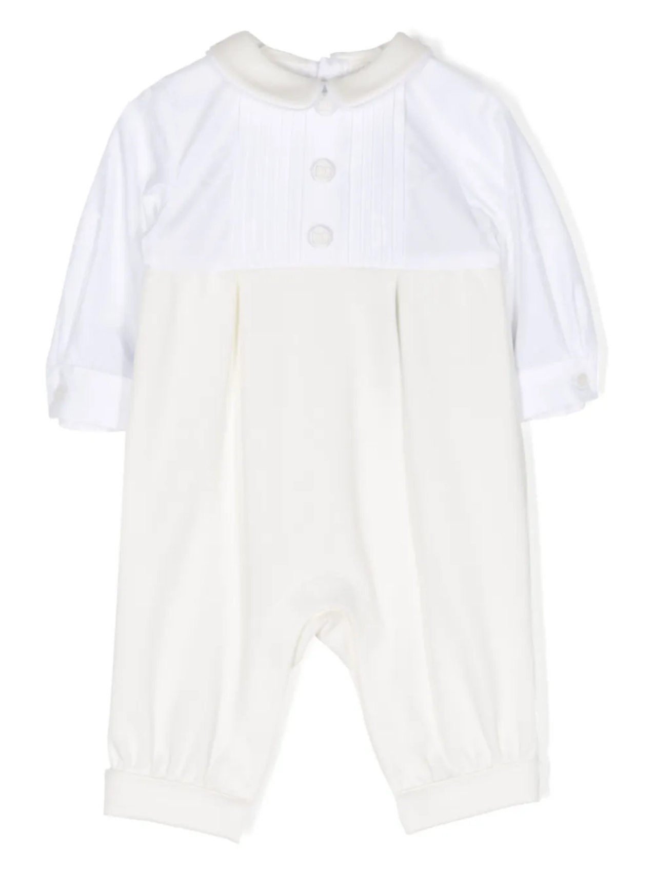 

Dolce & Gabbana Kids ромпер с манишкой, белый