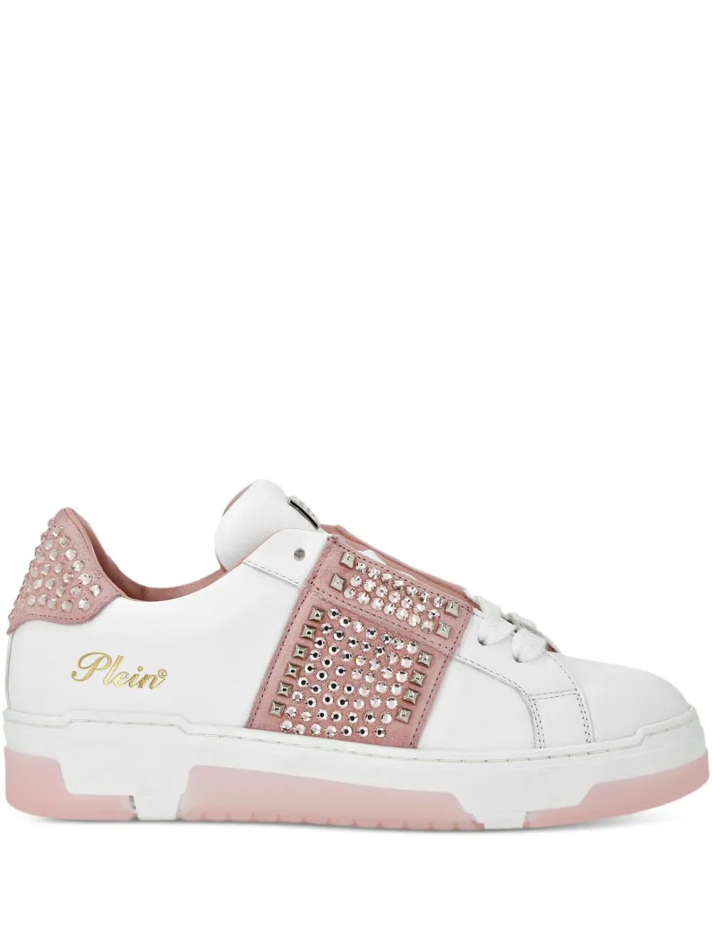 

Кроссовки с заклепками Philipp Plein, розовый