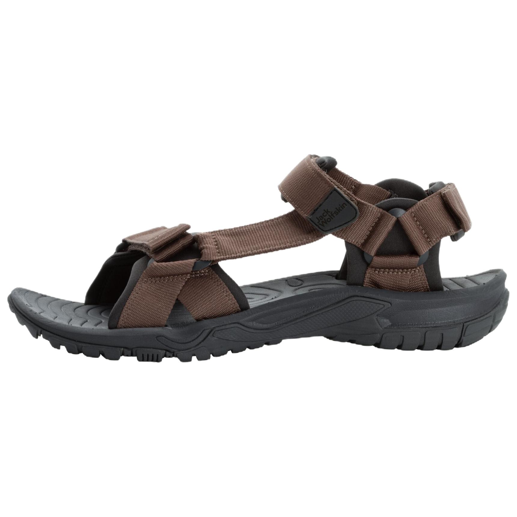 

JACK WOLFSKIN Пляжные сандалии мужские коричневые черные
