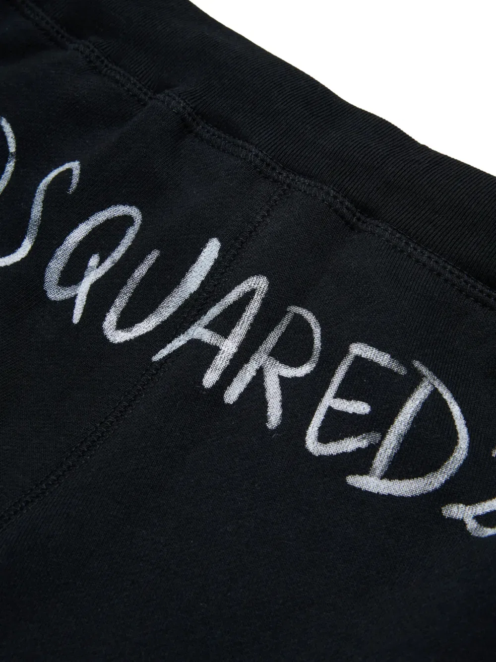 Повседневные шорты на завязках Dsquared2 Kids, черный — фото 3