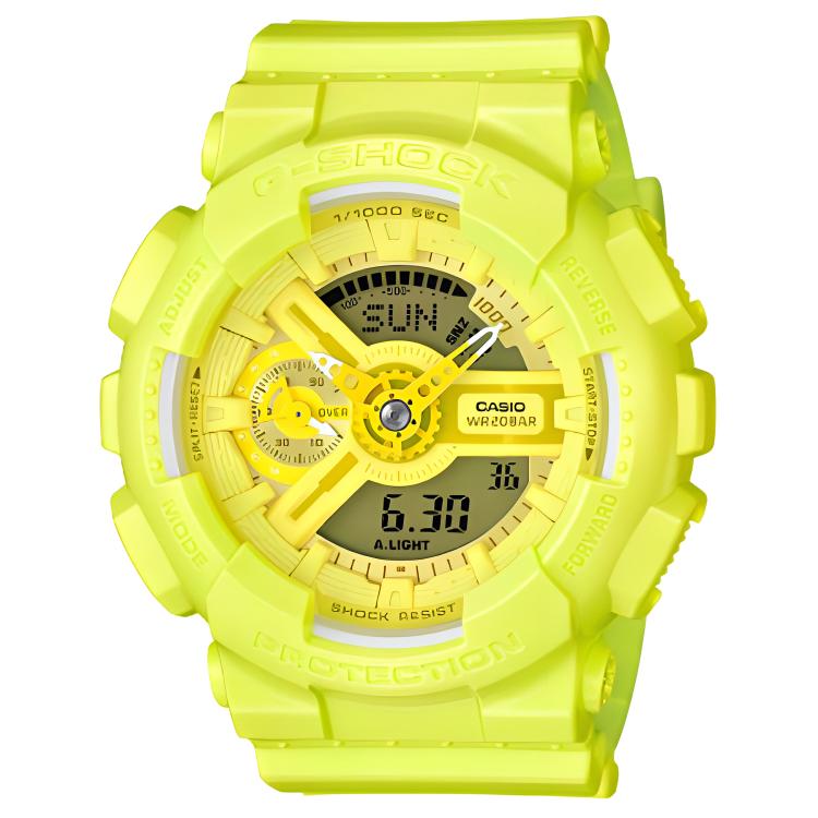 

CASIO Часы Men Yellow Watch GMA-S110VC-9, Yellow Watch Dial