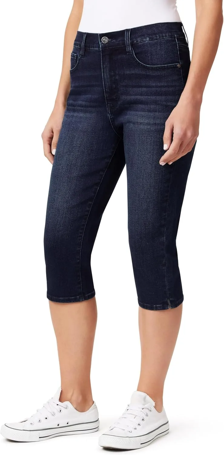 

Джинсы WallFlower Fearless Curvy 17.5" Capri Super High-Rise Insta Vintage Juniors