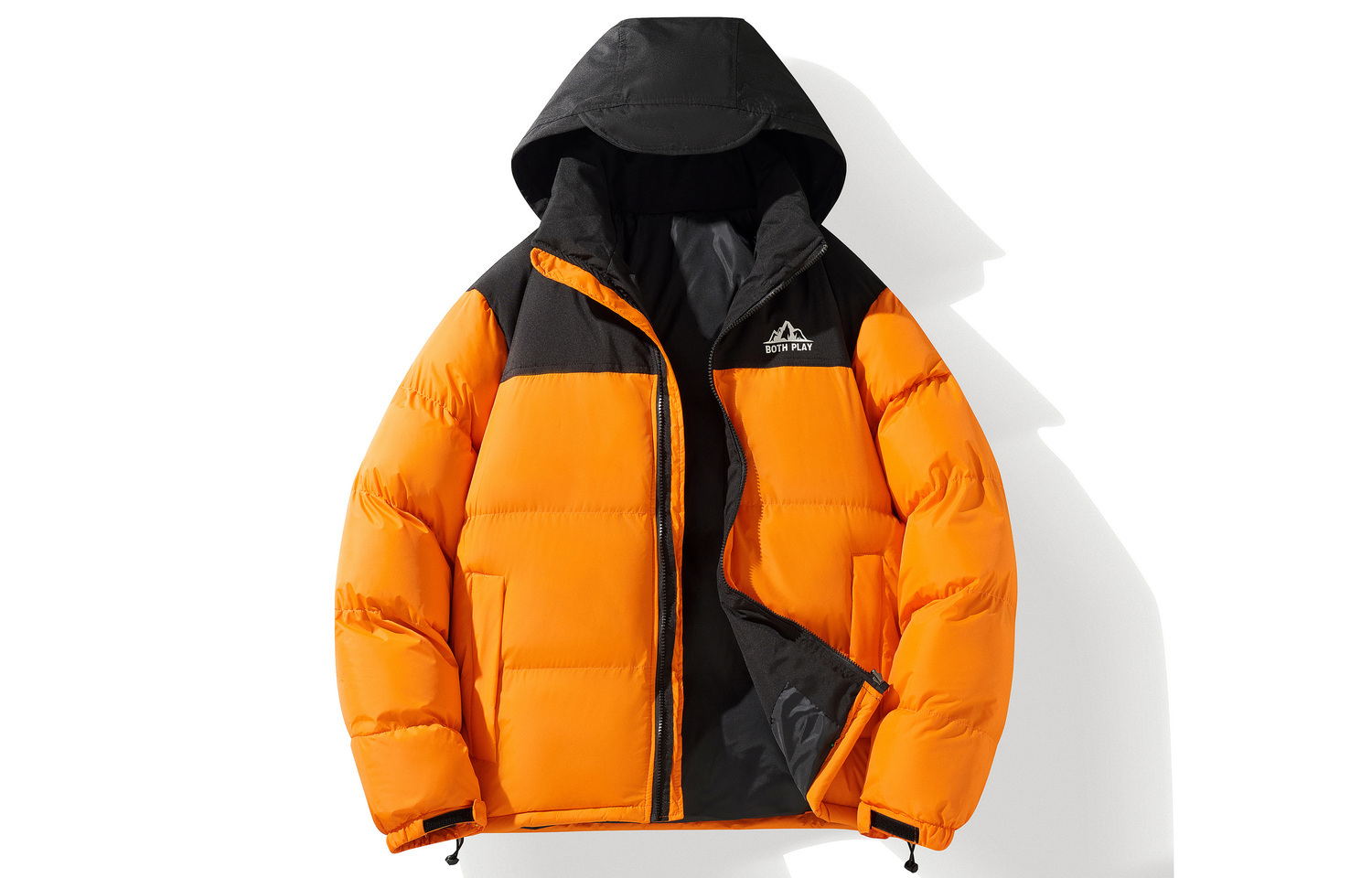 

BOTH PLAY Пуховик Unisex, Orange Yellow