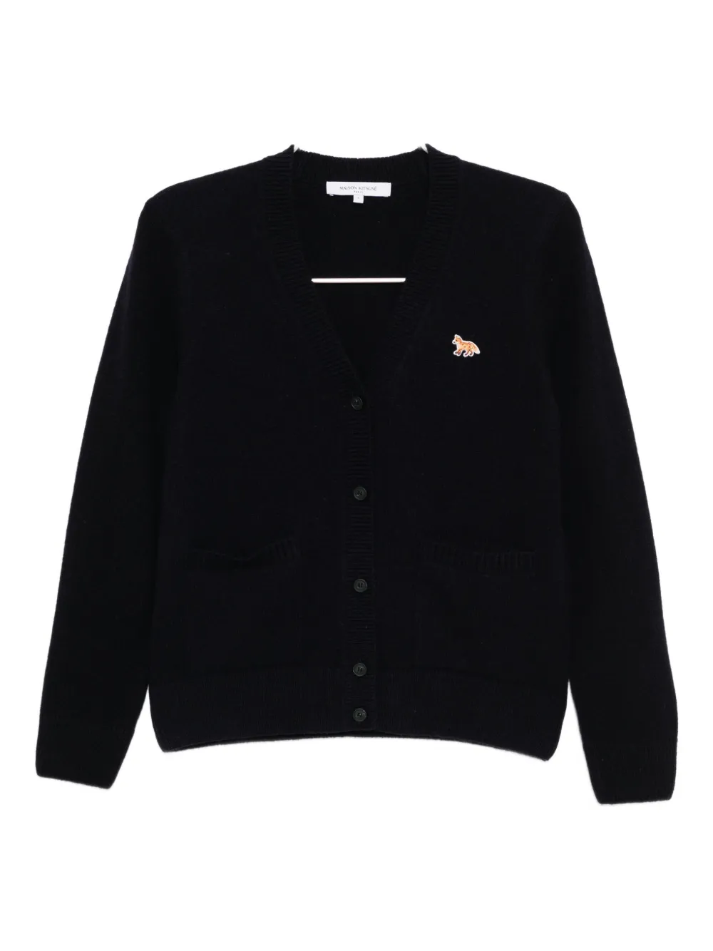 

Кардиган с нашивкой Baby Fox Patch Maison Kitsuné, синий