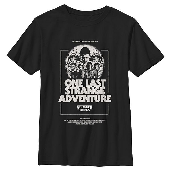

Футболка с принтом Stranger Things One Last Strange Adventure для мальчиков 6-20 Licensed Character