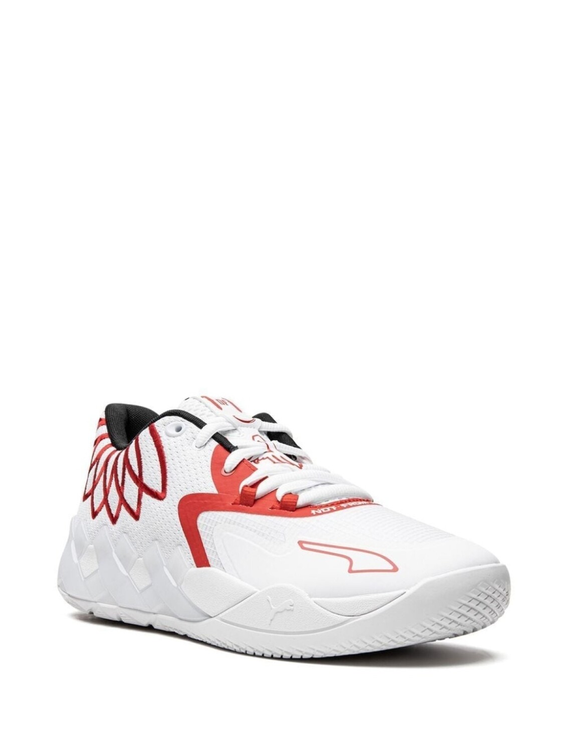 Кроссовки Puma MB.01 Lo, белый/красный — фото 2