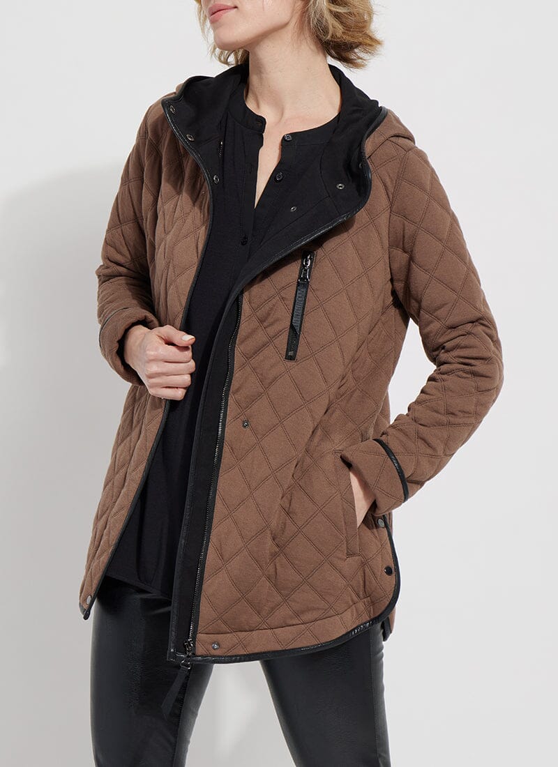 

Стеганая куртка London Lyssé New York, цвет cold chestnut