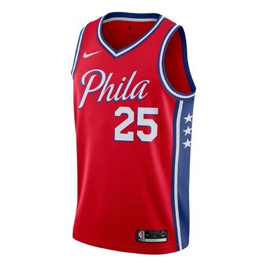 

Футболка филадельфия 76ers бен симмонс свингмен майка для мужчин Nike, красный