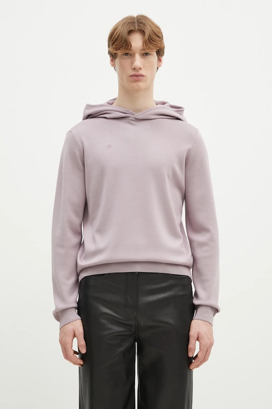 

Шерстяная толстовка Pangaia, фиолетовый