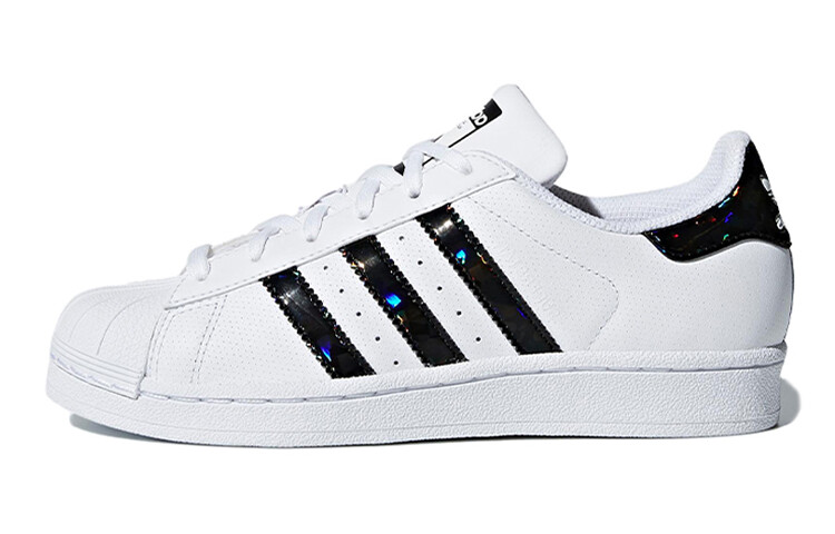 

Детские кроссовки для скейтбординга Superstar Series GS Low-top, черные/белые Adidas Originals