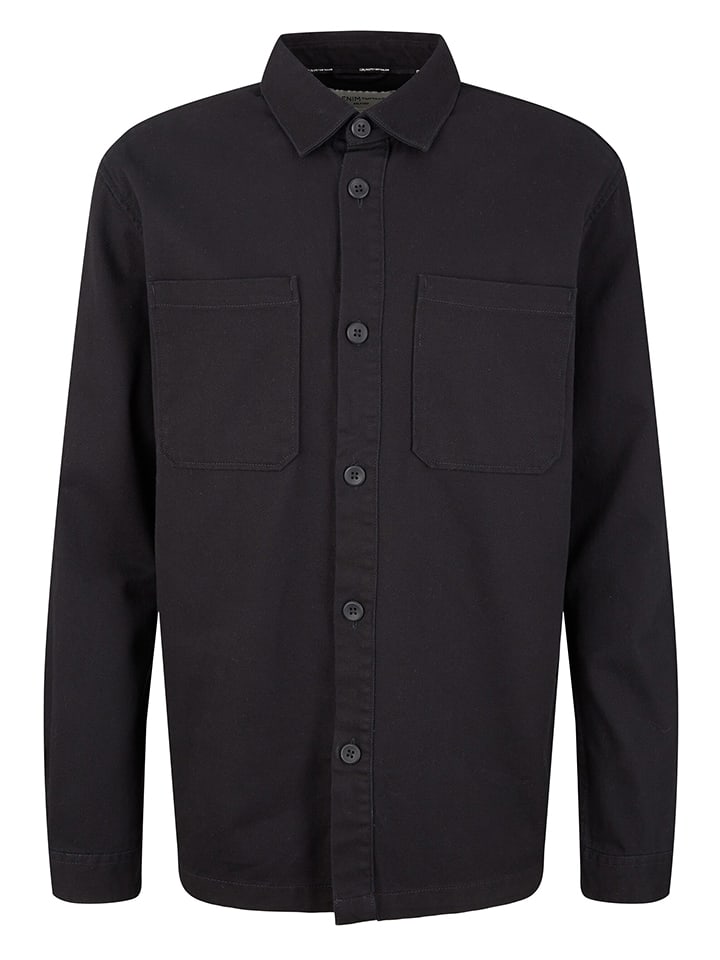 

TOM TAILOR Denim Рубашка-куртка черного цвета