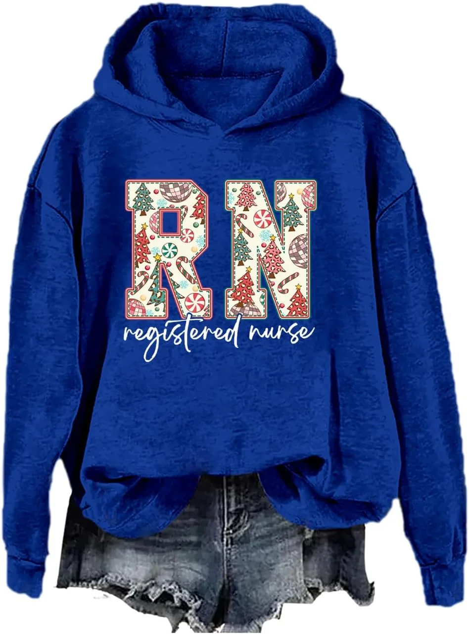 

Рождественский свитшот для медсестры RN SIMJEW