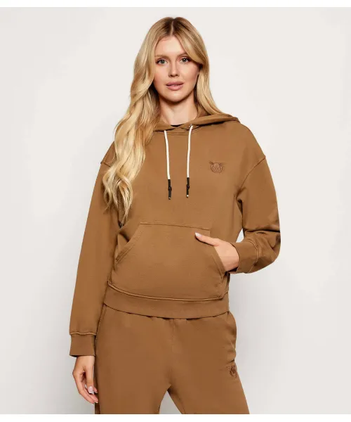

Медовая толстовка Loose fit Pinko, коричневый