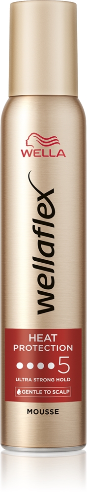 

Термозащитный мусс для укладки волос Wellaflex для горячей укладки Wella, 200 мл