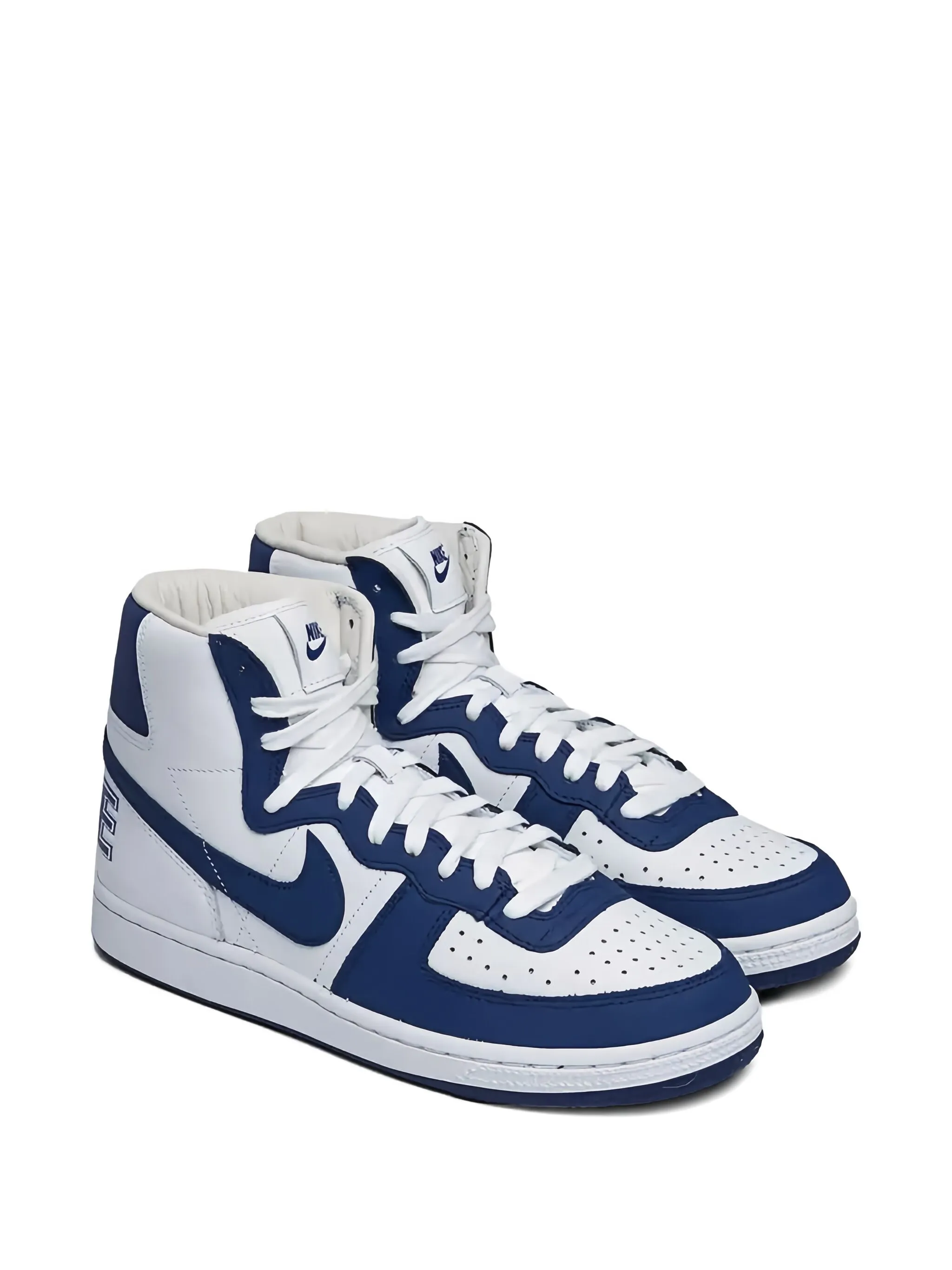 Кроссовки Homme Plus Terminator High SP Navy из коллаборации с Comme Des Garçons Nike, белый — фото 2