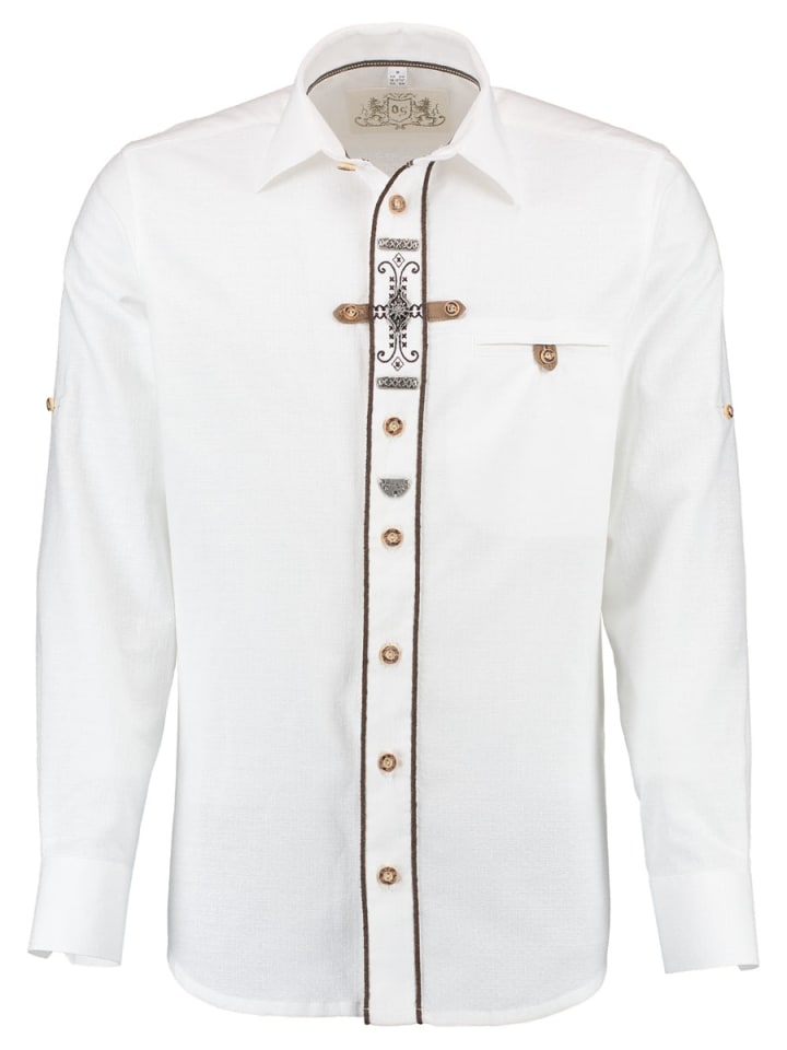 

OS-Trachten Традиционная белая рубашка фегин