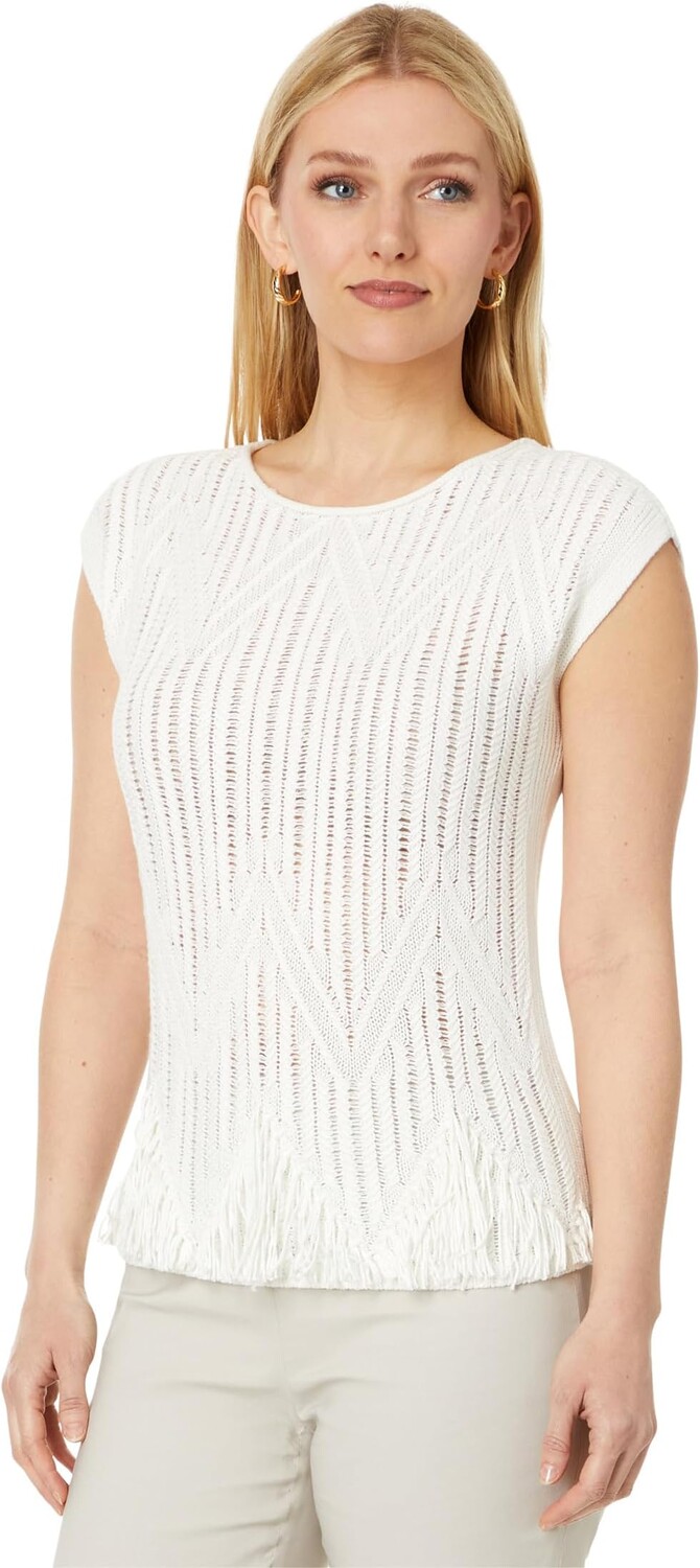

Свитер NIC+ZOE Textured Swing Sweater, цвет Classic Cream