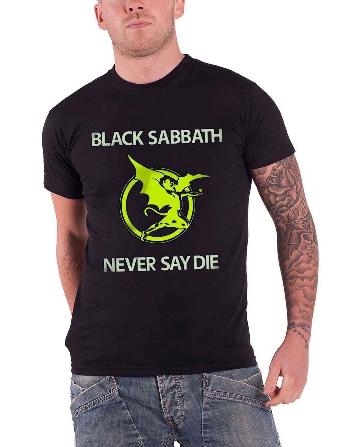 

Футболка Never Say Die Demon Black Sabbath, черный