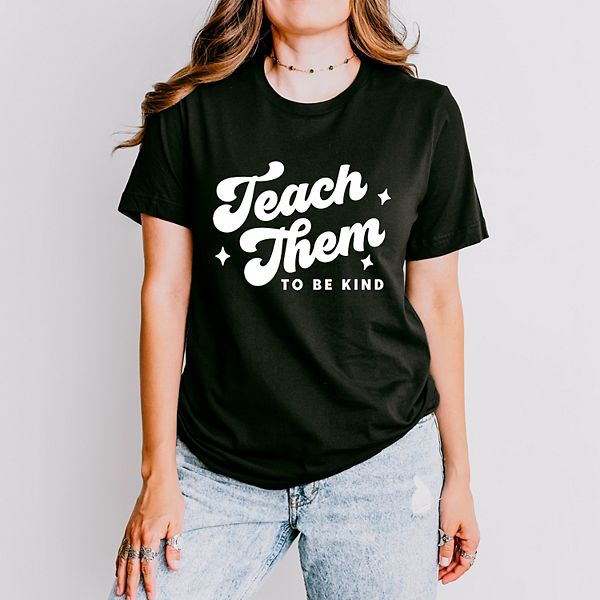 

Футболка с коротким рукавом Teach them to be kind Simply Sage Market, Black, Черный, Футболка с коротким рукавом Teach them to be kind Simply Sage Market, Black