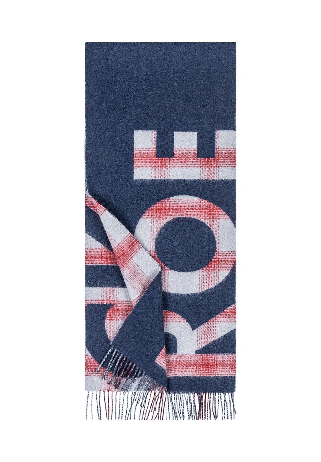 

Шарф LOGO CHECK Roeckl, синий